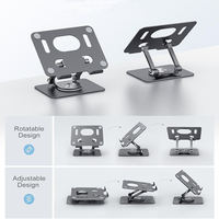 Soporte para Tablet iPad con Base Giratoria de 360°, Soporte Ajustable para Dibujar, Compatible con iPad Pro/Air/Mini de 5-12 Pulgadas