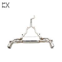 Pour X4/X5M/X6M/X7/XM G09, tuyau d'échappement sport en acier inoxydable 304 poli miroir, épaisseur 1,5 mm, silencieux à valve, 2022-2023