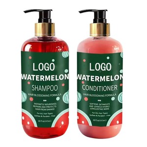 Watermelon <b>Shampoo</b> And Conditioner Set 473Ml Volumizing For Fine Hair - Product Image 1