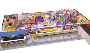 Equipo de patio de recreo interior comercial para niños con tobogán y <span class=keywords><strong>PISCINA</strong></span> DE BOLAS Equipo de recreación interior <span class=keywords><strong>casero</strong></span> - Product Image 2