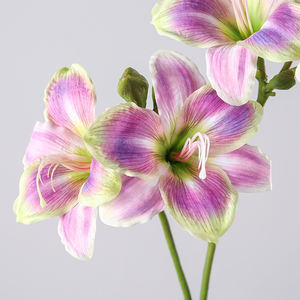 Flor de lirio de seda artificial al por mayor para fiesta en casa Hotel boda decoración mesa Centro pieza - Product Image 2