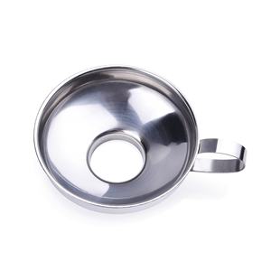 ช่องสแตนเลสใส่อาหารแบบปากกว้าง,กรวยใส่อาหารสำหรับถั่วแยมอาหารผงอุปกรณ์ในครัวช่องใส่อาหาร - Product Image 1