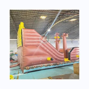 Château gonflable commercial <span class=keywords><strong>pirate</strong></span> avec toboggan pour enfants, aire de jeux gonflable - Product Image 3
