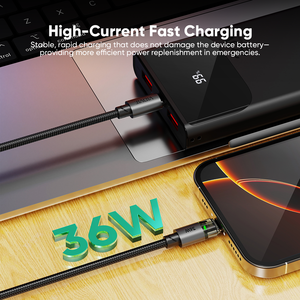 Câble de données VIDVIE USB C vers Lightning, type C PD 36W, charge rapide, câble de synchronisation de données pour <span class=keywords><strong>iPhone</strong></span> 11 12 13 <span class=keywords><strong>14</strong></span> 15 16 Pro Max - Product Image 4