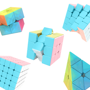 <span class=keywords><strong>MoYu</strong></span> Meilong Macaron <span class=keywords><strong>4x4</strong></span> Cubo de velocidad Rosa aula Cubing juguete para niñas regalo de Navidad cubo mágico educativo en caja - Product Image 4