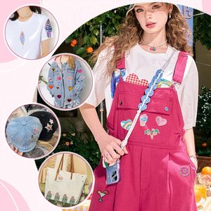 Vendita calda di piccole toppe di paillettes in ferro su scintillante labbro di ciliegio ragazza con paillettes paillettes patch di fiocco per cappello decorazione di borse per abbigliamento - Product Image 4