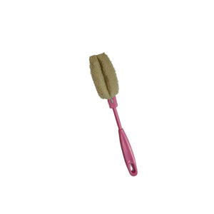 แปรงล้างแก้ว ฟองน้ำด้ามยาว สีชมพู อุปกรณ์ทำความสะอาดขวดในครัว - Product Image 3