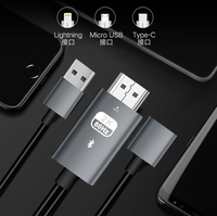 Cable adaptador USB hembra a HDMI para iPhone 8X7 6s Plus iPad TV Android, OEM Full HD 2K 60HZ