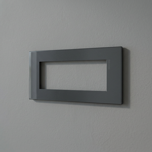 Cubierta Rectangular para 6 Módulos HW4806HS Axolute Air, Color Antracita, Metal BTICINO, Hecho en Italia - Product Image 2