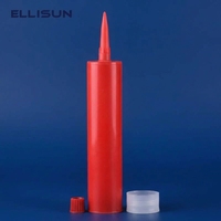 Bouteille vide en plastique LDPE pour colle anaérobie 300 ml avec bouchon à bec verseur et filetage externe