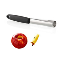 Multicolor roestvrijstalen appelboor, fruit schiller, gekarteld buisje, handmatige fruitpitverwijderaar voor thuiskeuken fruitbereiding
