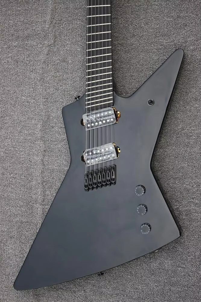 美品！オーダー 超変形6弦ベース ファンフレット/マルチスケール スルーネック 7弦EXファンフレットマルチスケールエレキギターネック・スルー