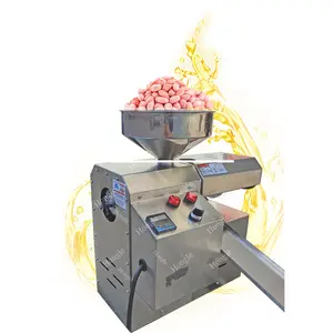 Mini máquina comercial de prensado de aceite, prensa de aceite de girasol, prensa en frío