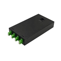 Boîtier de terminaison de fibre optique monomode duplex LC APC à 8 cœurs, avec revêtement électrostatique, pour projets de câblage optique intérieur