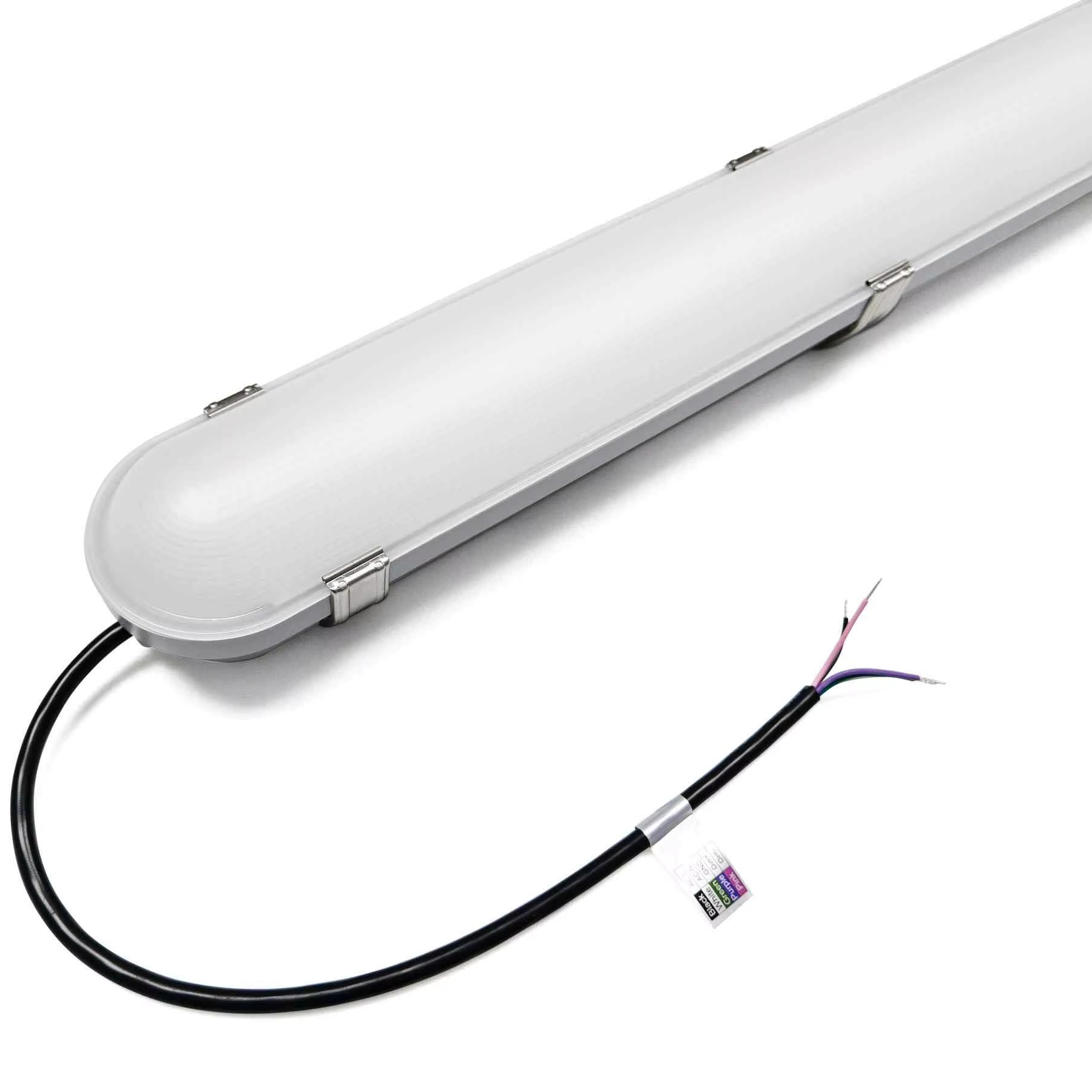 IP65 Waterproof 25W 50W 100W LED Vapor Tight Light 100-277V 1.2m 4FT Packing Garage Warehouse LED Tri Proof Light