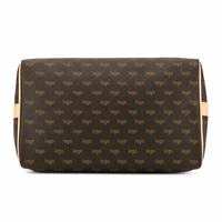 Sac de voyage vintage jaune de luxe pour femme, grande capacité, en PU, avec miroir intégré, style fourre-tout, haute qualité, design de créateur