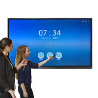 Tablette numérique 55 65 75 85 98 pouces écran tactile LCD tableau blanc 4k écran tactile interactif Smart Board pour l'enseignement scolaire