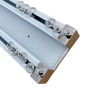 <span class=keywords><strong>Binario</strong></span> <span class=keywords><strong>Doppio</strong></span> in Lega di Alluminio di Alta Qualità, Silenzioso e Manuale, <span class=keywords><strong>per</strong></span> <span class=keywords><strong>Tende</strong></span> Pieghevoli, Facile da Trasportare - Product Image 2