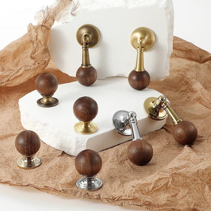 Brass <strong>Mini</strong> Handle Japanese <strong>Drawer</strong> Handle Wholesale Ball Single Hole Handle - Product Image 4