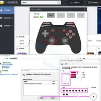 Manette de jeu sans fil USB à latence nulle pour PC/Machine d'arcade DIY Neo Geo SANWA en plastique (version anglaise)