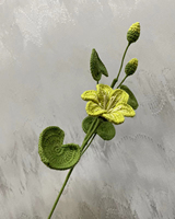 Vente en gros de bouquets tricotés en laine tissée artisanale créatifs simulant des décorations florales à l'huile, cadeaux
