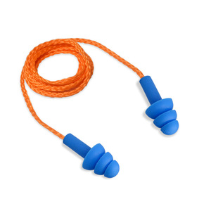 Bouchons d'oreille pliables en silicone de qualité alimentaire avec tige de main en boucle Protection auditive antibruit souple Caractéristique de réduction du bruit - Product Image 2