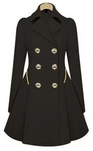 <span class=keywords><strong>Abrigo</strong></span> <span class=keywords><strong>Largo</strong></span> de Moda para <span class=keywords><strong>Mujer</strong></span> al por Mayor, Chaqueta Cortavientos Informal con Botones y Solapa de Color Sólido para Primavera y Otoño - Product Image 2