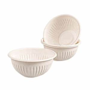 Benutzer definierte umwelt freundliche 1000ml Maisstärke Biologisch abbaubare Suppen schüssel Öl beständiger Deckel für Reis nudeln Party Einweg Restaurant - Product Image 1