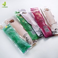 Sacs d'emballage en gros biodégradables thermoscellables en plastique pour bâtonnets de glace, tubes de crème glacée et sucettes glacées avec fermeture zip