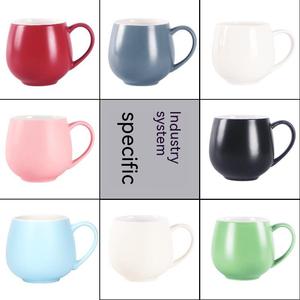 Tazza grande pancia in ceramica coppia uomini e donne casa logo personalizzato testo tazza d'acqua multicolore semplice e fresca <span class=keywords><strong>con</strong></span> manico - Product Image 4