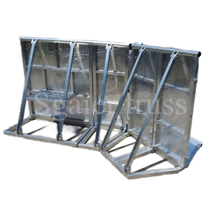 Barrière de sécurité <span class=keywords><strong>Mojo</strong></span> en aluminium ou en PVC, barrière de scène de concert, barrière de contrôle de foule - Product Image 2
