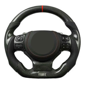 Volante de Fibra de Carbono Real Personalizado para <span class=keywords><strong>Lexus</strong></span> ES350 RX GS LX IS250 IS350 IS - Product Image 2
