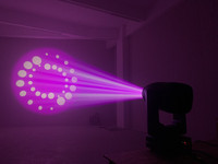 Foco móvil LED 3 en 1 de 300W de gran venta con control DMX512, ruedas de gobo dobles y gobos giratorios para bodas y DJ