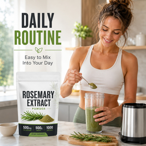 Private <b>Label</b> OEM/ODM 100% Natural Supplement Leaf Extract Carnosic Acid Rosmarinic 5%-95% Rosemary Powder for Immune Support - Product Image 3