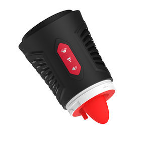 Hot Selling Smart Silicone Tongue Licking Male Masturbating Sexy Adult Products Machines Vibrating <strong>Masturbation</strong> - Product Image 3