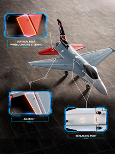 <span class=keywords><strong>Avion</strong></span> RC de combat électrique 2,4 GHz 4 canaux <span class=keywords><strong>en</strong></span> mousse EPP, <span class=keywords><strong>planeur</strong></span> acrobatique, modèle de loisir, jouet volant - Product Image 6
