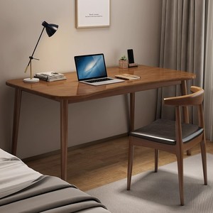 Solid Wood <b>Desk</b> Nordic Style 80cm100cm120cm140cm <b>Simple</b> Design For Bedroom Home Office Study <b>Desk</b> - Product Image 2
