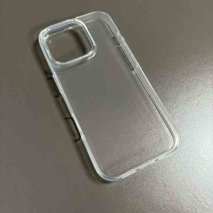 防震透明手机套硅胶软壳适用于iphone 16 plus 15 pro最大透明手机套