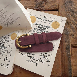 Ceinture décontractée pour femme, légère, exquise et écologique, avec boucle en acier, largeur 1,8 cm, longueur 100 cm - Product Image 3