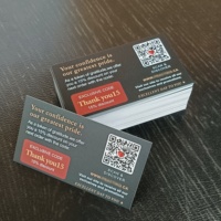 Cartes de vœux personnalisées, cartes de remerciement personnalisées, cartes de mariage personnalisées, cartes de visite personnalisées - Papier couché gaufré, logo personnalisé