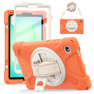 Étui de <span class=keywords><strong>protection</strong></span> pour <span class=keywords><strong>tablette</strong></span> à 3 couches avec béquille pour <span class=keywords><strong>Samsung</strong></span> Tab A11 8,7 <span class=keywords><strong>pouces</strong></span>, fabrication d'usine, <span class=keywords><strong>protection</strong></span> intégrale antichoc à 360 degrés - Product Image 4