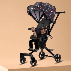 Trọng lượng nhẹ cao cảnh quan Xe đẩy em bé 3 trong 1 có thể ngồi & nằm phẳng có thể điều chỉnh di động gấp Xe đẩy em bé giá rẻ xe đẩy - Product Image 5