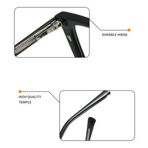 Clásico de gran tamaño magnético Clip-On Gradient TR90 anteojos bisagras de resorte lente de gafas de sol polarizadas en marco óptico - Product Image 3