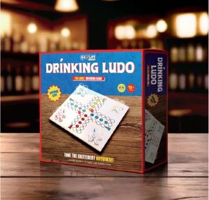 Copa de Vino Ludo Grande de Alta Calidad con Juego de Beber Ajedrez Volador, Juego de Beber Ajedrez Volador con Una Copa para Entretenimiento - Product Image 1