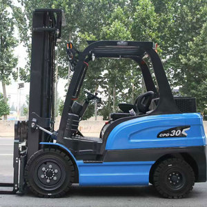 Forklift Listrik Terlaris 2 Ton 3 Ton Forklift Telehandler Bertenaga Baterai dengan Pengangkat Hidrolik - Product Image 1