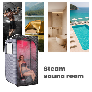 Sauna Portátil de Vapor para Todo el Cuerpo, Material Duradero, Tienda de Sauna Plegable con Infrarrojos, Sauna Seca y Húmeda para el Hogar - Product Image 5