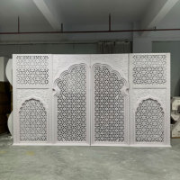Toile de fond de mariage marocaine personnalisée, élégante et moderne, toile de fond de mariage musulmane