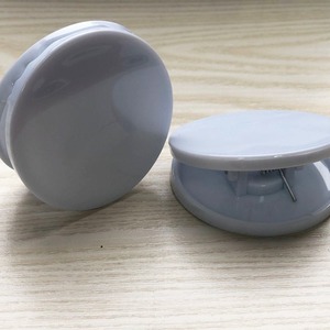 Plastic Magnetic Memo Clip 6Cm Round With Logo Printing For School Office Use - Product Image 2
