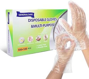 ถุงมือเตรียมอาหาร พลาสติก PE ปลอดภัยสำหรับอาหาร ใช้กับถุงหดแบบมีหูหิ้ว สำหรับจัดการอาหาร ขนาดมาตรฐาน ใช้ได้กับคนส่วนใหญ่ บรรจุ 500 ชิ้น สำหรับใช้ในครัวเรือน - Product Image 1