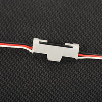 Clip de Verrouillage Transparent Réutilisable pour Câble d'Extension Servo, Boucle Anti-Chute pour Connecteur JR Dupont 3P, Pièces pour Drones RC et Ailes Fixes